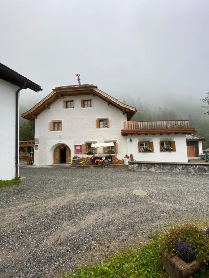 Alpengasthof Crusch Alba Ed Alvetern, S-Charl シュクオル エクステリア 写真